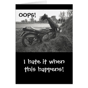 (FAKE)MOTORBIKE CRASH TILL HAY BALE /HUMOR OBS KORT