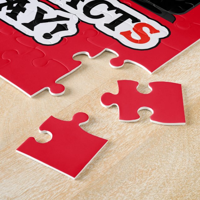 Fake News and Alternative Facts 11x14 Photo Puzzle Pussel (Sidan)