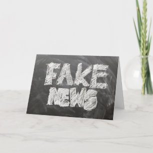 Fake News Birthday Kort