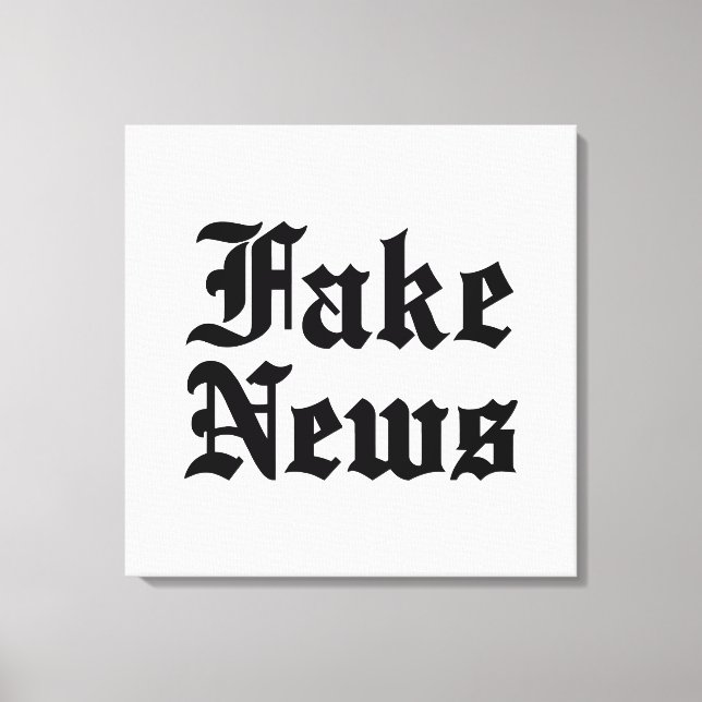 Fake News Canvastryck (Framsida)