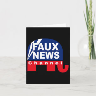 Fake News - Faux News Anti Trump Kort
