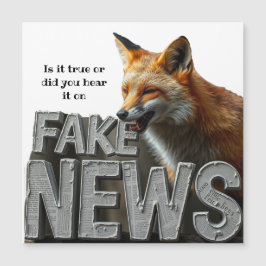 Fake News Fox Kamala Anpassningsbar Funny Humor Me