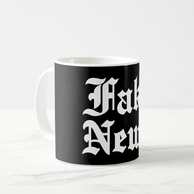 Fake News Kaffemugg (Framsida vänster)