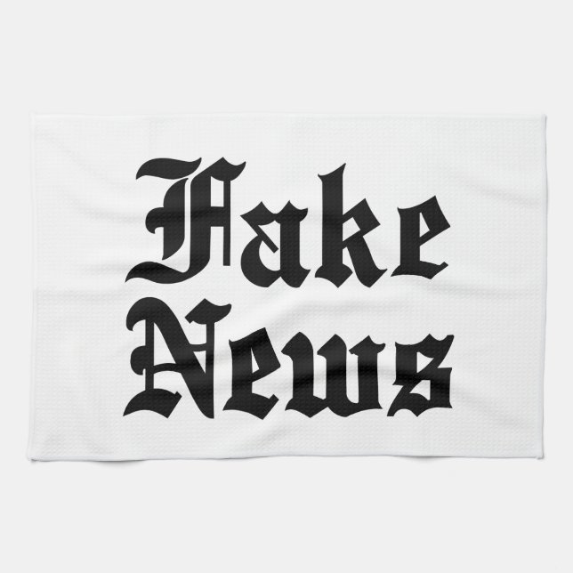 Fake News Kökshandduk (Horisontell)