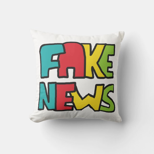 Fake News Kudde (Framsida)
