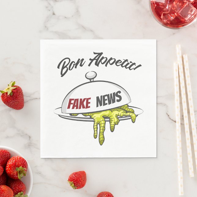 Fake News Pappersservett (Skapare uppladdad)