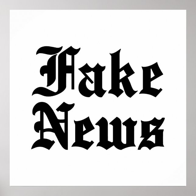 Fake News Poster (Framsidan)