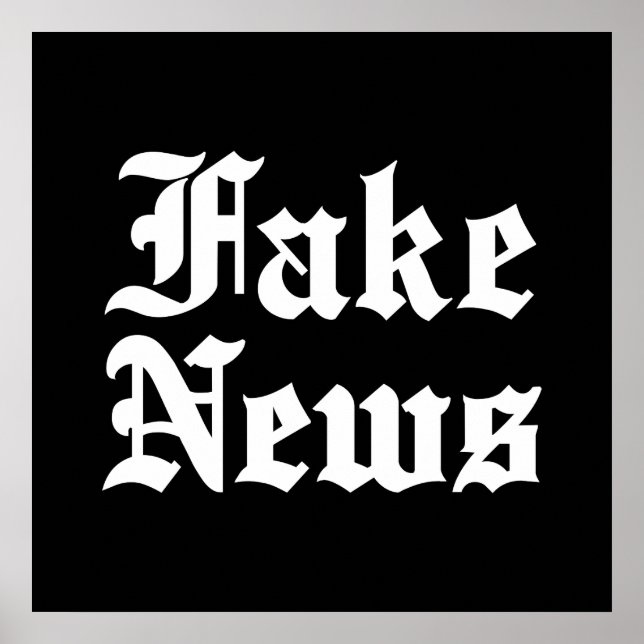 Fake News Poster (Framsidan)