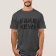 Fake News Propaganda Ord Art Påstående  T Shirt (Framsida)