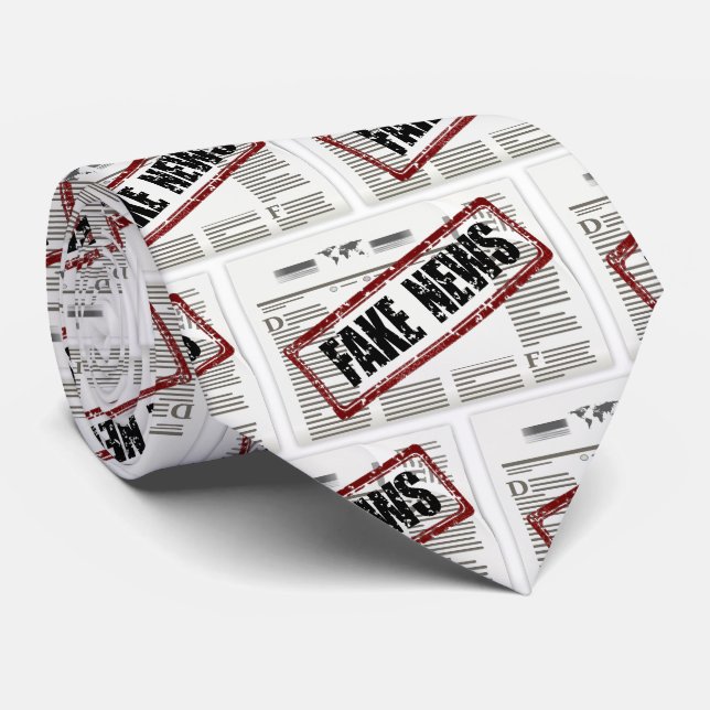 Fake News USA Politik Necktie Slips (Rullad)