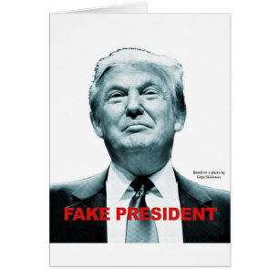 Fake President (Trump) Hälsningskort