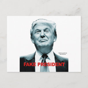 Fake President (Trump) Vykort