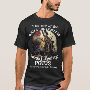 Fake Republican Bluff Konsten av" Donald Trump Bok T Shirt