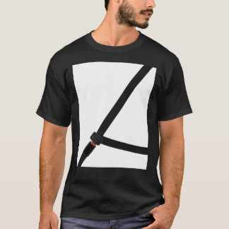 Fake-sätet bälte Graphic T-Shirt