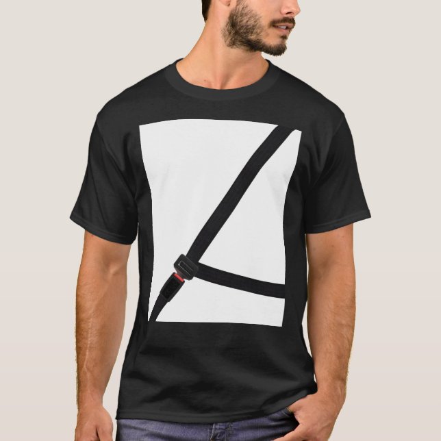 Fake-sätet bälte Graphic T-Shirt (Framsida)