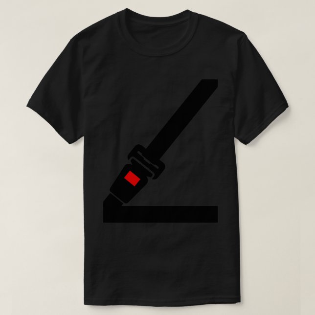 Fake Seat Bälte T Shirt (Design framsida)
