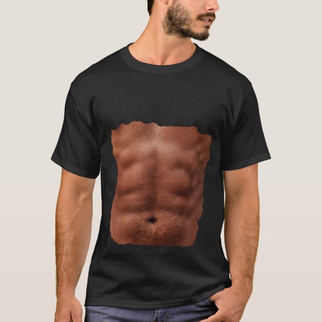 Fake Sex pack abbar söndersliten trasa lustiga ill T Shirt (Framsida)
