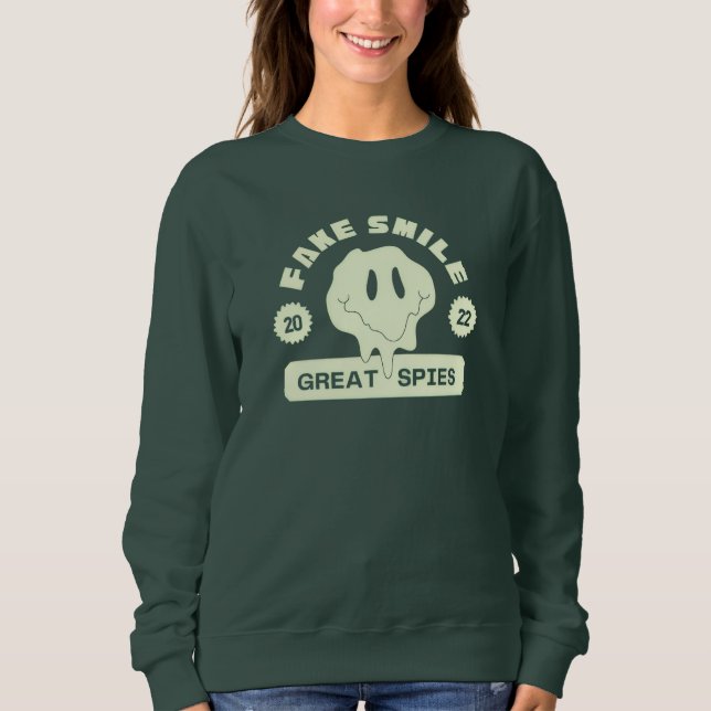 fake smile great spies Hoodie T Shirt (Framsida)