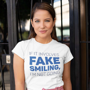 Fake Smiling T Shirt