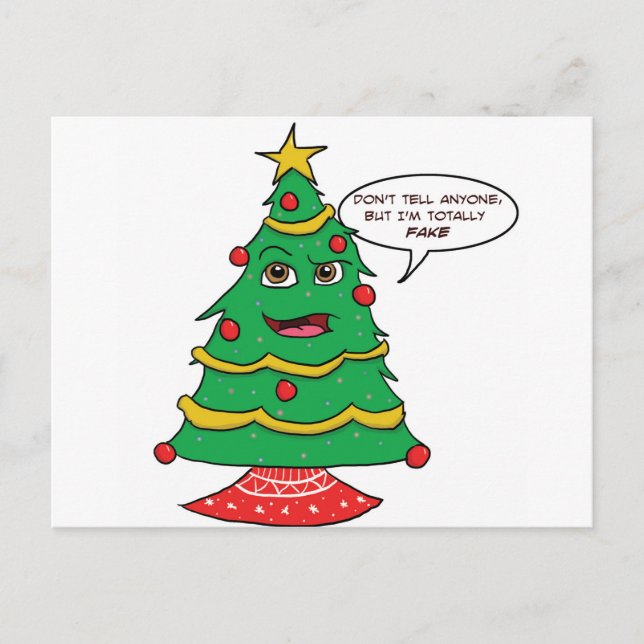 Fake Träd Vykort (Framsida)