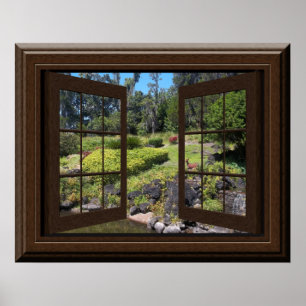 Fake Window Poster fredligt liggande Zen
