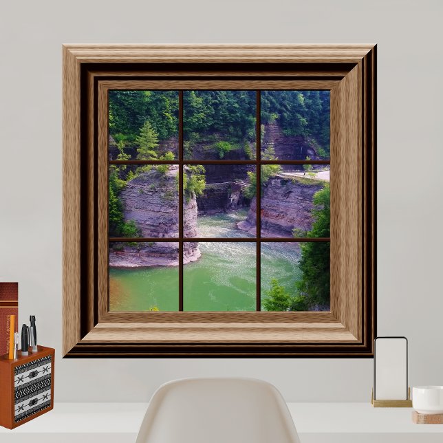 Fake Window Poster Peacval River Gorge (Skapare uppladdad)