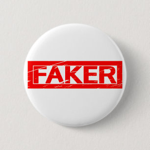 Faker Frimärke Knapp