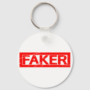 Faker Frimärke Nyckelring