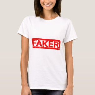 Faker Frimärke T Shirt