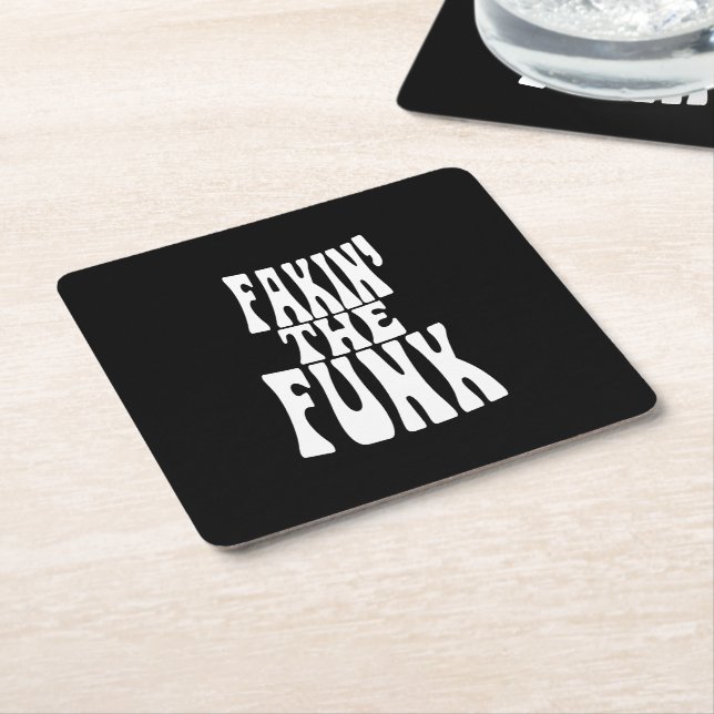 Fakin' the Funk Underlägg Papper Kvadrat (Vinklad)