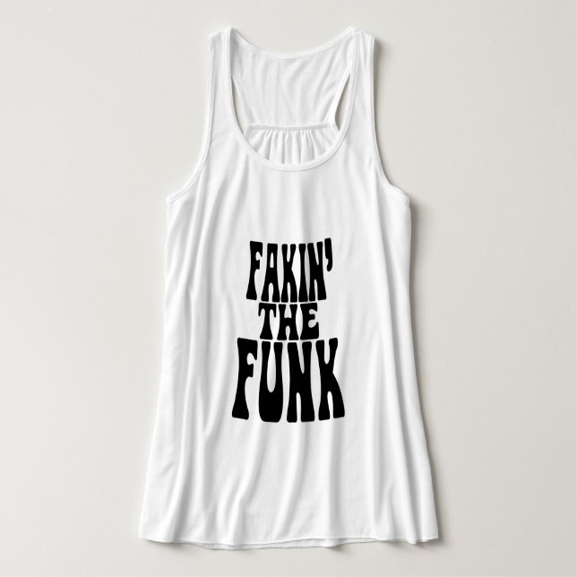 Fakin's Funk Linne Med Racerback (Design framsida)
