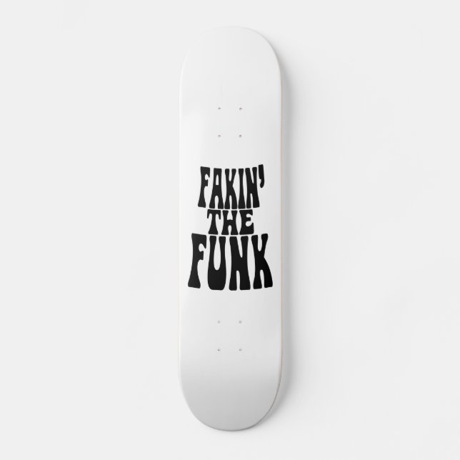 Fakin's Funk Mini Skateboard Bräda 18,5 Cm (Framsida)