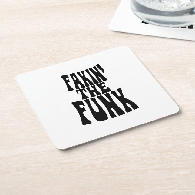 Fakin's Funk Underlägg Papper Kvadrat (Vinklad)