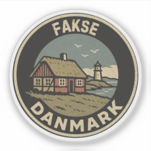 Fakse, Danmark Danmark Klistermärken