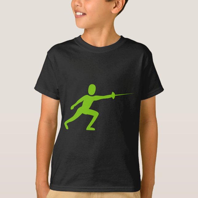 Fäkta figuren - Martian grönt T Shirt (Framsida)