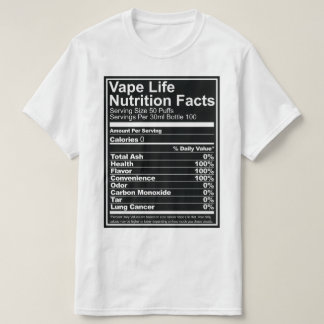 Fakta för Vape livnäring T Shirt