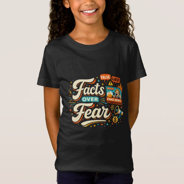 Fakta före rädsla t shirt (Framsida)