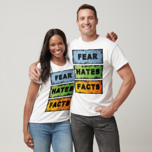 Fakta från fruktan Hates 12 Steg Recovery Funny T Shirt