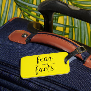Fakta från fruktan Hates Funny Sobriety Bagagebricka