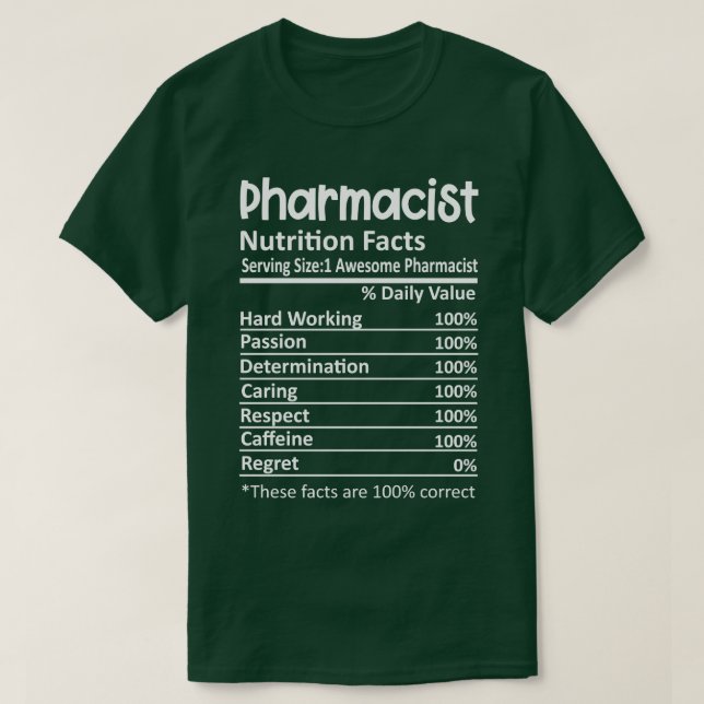 Fakta i farmaceutisk näringsgren t shirt (Design framsida)