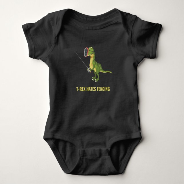 Faktacencer T-Rex Hates-fans T Shirt (Framsida)
