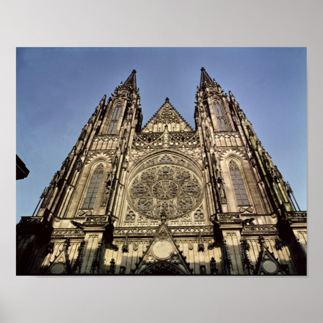 Faktad för St. Vitus katedral Poster (Framsidan)