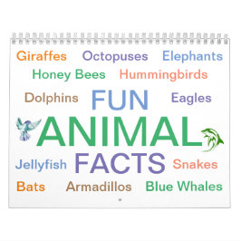 Faktalskalender för djurRoligt Kalender