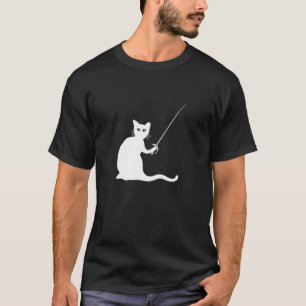 Fäktande kattfäktare t shirt
