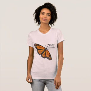 Faktisk Fjärilar Vingar-fotografi överst T Shirt