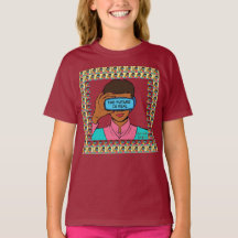 Faktiska framtida barn avslappnad Tees och T-shirt