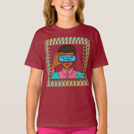 Faktiska framtida barn avslappnad Tees och T-shirt