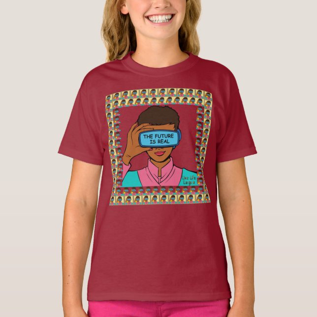 Faktiska framtida barn avslappnad Tees och T-shirt (Framsida)