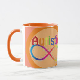Faktiskt autistiskt Rainbow Infinity Coffee Mugg