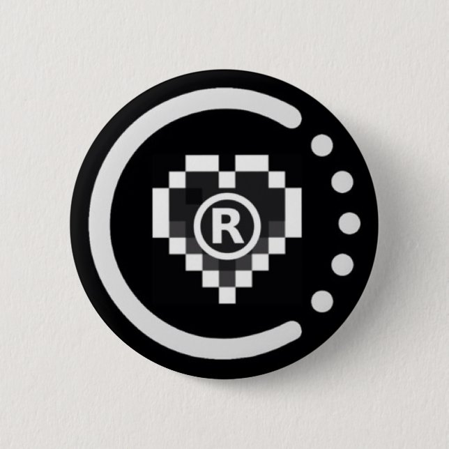 Faktiskt emblem raoo401 (knäppas), knapp (Framsida)